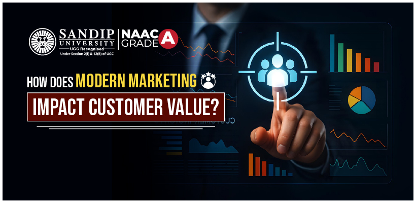Modern marketing strategies using AI, customer insights and data-driven marketing for business growth